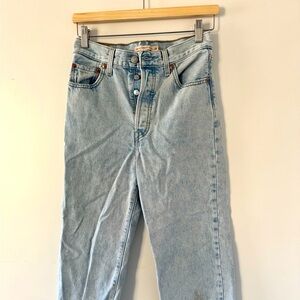 Levi’s rib cage straight ankle